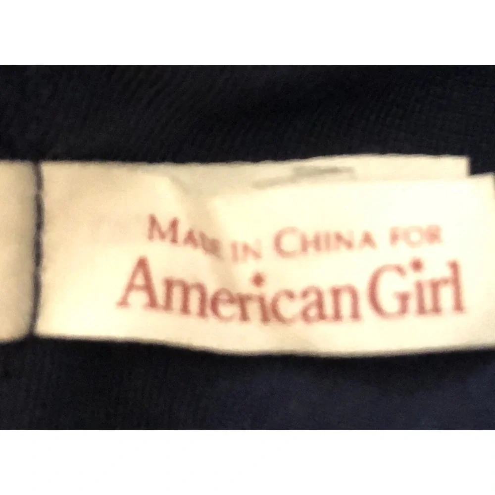American Girl Blue Velvet Holiday 2000 Jacket Skirt Shoes Hair Accessory